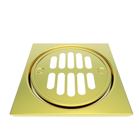 Newport Brass Shower Drain Trim Set in Forever Brass (Pvd) 231-01